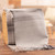 100% baby alpaca throw, 'Perfect Rest' - Striped Fringed Woven Grey and Brown 100% Baby Alpaca Throw
