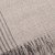 100% baby alpaca throw, 'Perfect Rest' - Striped Fringed Woven Grey and Brown 100% Baby Alpaca Throw