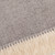 100% baby alpaca throw, 'Chill Time' - Square-Patterned Woven Grey and Ivory 100% Baby Alpaca Throw