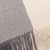 100% baby alpaca throw, 'Cozy Moments' - Checkered Grey Ivory Fringed Woven 100% Baby Alpaca Throw