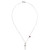 Amethyst pendant necklace, 'Cosmic Magic' - Silver Pendant Necklace with Star Motif and Amethyst Bead