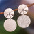 Sterling silver dangle earrings, 'Umbrella Empress' - Polished and Textured Modern Sterling Silver Dangle Earrings