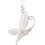 Sterling silver filigree dangle earrings, 'Fantasy Butterfly' - Fantasy-Themed Sterling Silver Filigree Butterfly Earrings