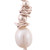 Cultured pearl dangle earrings, 'High Seas' - Modern Natural Cultured Pearl and Silver Dangle Earrings