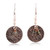 Apatite and cultured pearl dangle earrings, 'Glamorous Sparks' - Natural Apatite and White Cultured Pearl Dangle Earrings