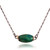 Gold-accented chrysocolla choker pendant necklace, 'Nocturnal Gem' - Gold-Accented Chrysocolla Darkened Silver Choker Necklace