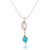 Amazonite pendant necklace, 'Allure of the Sea' - Spiral-Themed Amazonite Sterling Silver Pendant Necklace