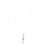 Amazonite pendant necklace, 'Allure of the Sea' - Spiral-Themed Amazonite Sterling Silver Pendant Necklace
