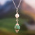 Opal and cultured pearl pendant necklace, 'Andean Harmony' - Andean Opal Cultured Pearl Sterling Silver Pendant Necklace