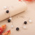 Onyx charm bracelet, 'Black Moons' - Black Onyx and Sterling Silver Bracelet with Polished Finish