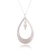 Cultured pearl pendant necklace, 'Summer Drops' - Drop-Shaped Sterling Silver and White Pearl Pendant Necklace