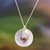 Multi-gemstone pendant necklace, 'Sublime Rain' - Artisan-Made Multi-Gemstone Pendant Necklace from the Andes