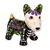 Ceramic figurine, 'Magical Guardian' - Day of the Dead-Themed Hand-Painted Ceramic Dog Figurine