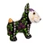 Ceramic figurine, 'Magical Guardian' - Day of the Dead-Themed Hand-Painted Ceramic Dog Figurine