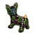 Ceramic figurine, 'Magical Guardian' - Day of the Dead-Themed Hand-Painted Ceramic Dog Figurine