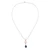 Lapis lazuli and cultured pearl pendant necklace, 'Depths of the River' - Silver Pendant Necklace with Lapis Lazuli and Cultured Pearl (image 2b) thumbail