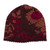 gorro 100% alpaca bebé - Floral y de hoja 100% Baby Alpaca Knit Jacquard Sombra