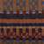 100% baby alpaca scarf, 'Brown Andean Geometry' - Square-Patterned Geometric Knit 100% Baby Alpaca Scarf