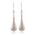 Sterling silver dangle earrings, 'Andean Dew' - Avant-Garde Drop-Shaped Sterling Silver Dangle Earrings