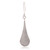 Sterling silver dangle earrings, 'Andean Dew' - Avant-Garde Drop-Shaped Sterling Silver Dangle Earrings