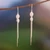 Sterling silver waterfall earrings, 'Sumaq Mallki' - Andean-Made Sylvan-Themed Sterling Silver Waterfall Earrings (image 2) thumbail