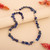 Lapis lazuli beaded necklace, 'Regal Truth' - Natural Lapis Lazuli and Sterling Silver Beaded Necklace (image 2) thumbail