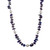 Lapis lazuli beaded necklace, 'Regal Truth' - Natural Lapis Lazuli and Sterling Silver Beaded Necklace (image 2b) thumbail
