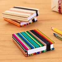 Mini notebook, 'Andean Scribe' (assorted) - 98 Page Mini Notebook Handcrafted in Peru (Assorted)