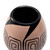 Ceramic decorative vase, 'Spiral of Life' - Spiral-Themed Folk Art Chulucanas Ceramic Decorative Vase (image 2c) thumbail