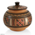 Cuzco jar, 'Revered Inca Icons' - Fair Trade Cuzco Ceramic Decorative Jar