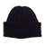 100% alpaca hat,'Black Braid Cascade' - 100% alpaca hat
