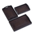 Cedar and leather trays, 'Collector' (set of 3) - Unique Leather and Wood Serving Trays (Set of 3) (image 2d) thumbail