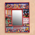 espejo de pared retablo - Espejo retablo de arte popular de comercio justo