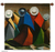 Wool tapestry, 'Walkers in the Sunset' - Hand Woven Peruvian Cultural Wool Tapestry thumbail