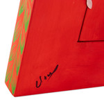 Photo frame, 'Tuna Harvest' (4x6) - Collectible Folk Art Wood Retablo Photo Frame (4x6)