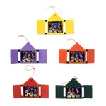 Ornaments, 'Retablos' (set of 5) - Christmas Ornaments Nativity Scene Set of 5 Handmade in Peru
