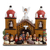 Ceramic nativity scene, 'Central Church' - Intricate Ceramic Church Nativity Scene Sculpture (image 2a) thumbail