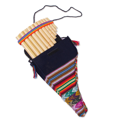 Reed Zampona Panpipe Flute Handmade Instrument from Peru