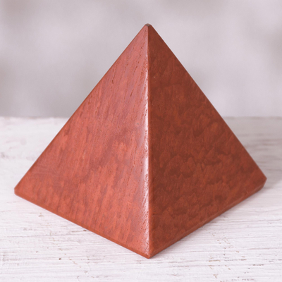 Jasper pyramid, 'Dreams' (medium) - Handcrafted Jasper Pyramid Sculpture (Medium)