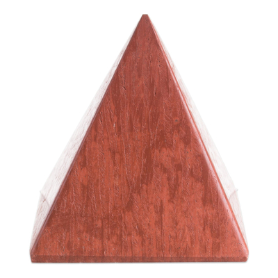 Jasper pyramid, 'Dreams' (medium) - Handcrafted Jasper Pyramid Sculpture (Medium)