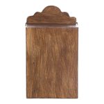 Wood retablo, 'Virgin Mary' - Painted Wood Retablo Andes Folk Art Handmade in Peru