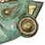 Copper mask, 'Warrior's Courage' - Copper Moche Mask Wall Art (image 2d) thumbail