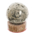 Pyrite sphere, 'Glitter' - Pyrite Sphere Gemstone Sculpture with Calcite Stand (image 2a) thumbail