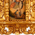 'Saint Michael' - Religious Colonial Replica Painting with Gilded Frame