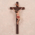 Cedar crucifix, 'Jesus Christ' - Handmade Crucifix Christianity Wood Cross from Peru (image 2) thumbail