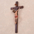Cedar crucifix, 'Jesus Christ' - Handmade Crucifix Christianity Wood Cross from Peru (image 2b) thumbail