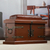 Leather trunk, 'Village, Country Collection' - Unique Traditional Wood Leather Chest Trunk thumbail