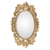 Mirror, 'Wreath of Peace' - Ornate Bronze Leaf Oval Wall Mirror  thumbail
