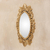 Mirror, 'Wreath of Peace' - Ornate Bronze Leaf Oval Wall Mirror  (image 2b) thumbail