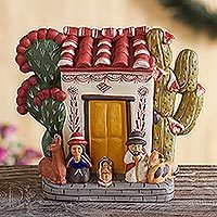 Featured review for Ceramic nativity scene, Christmas at Home